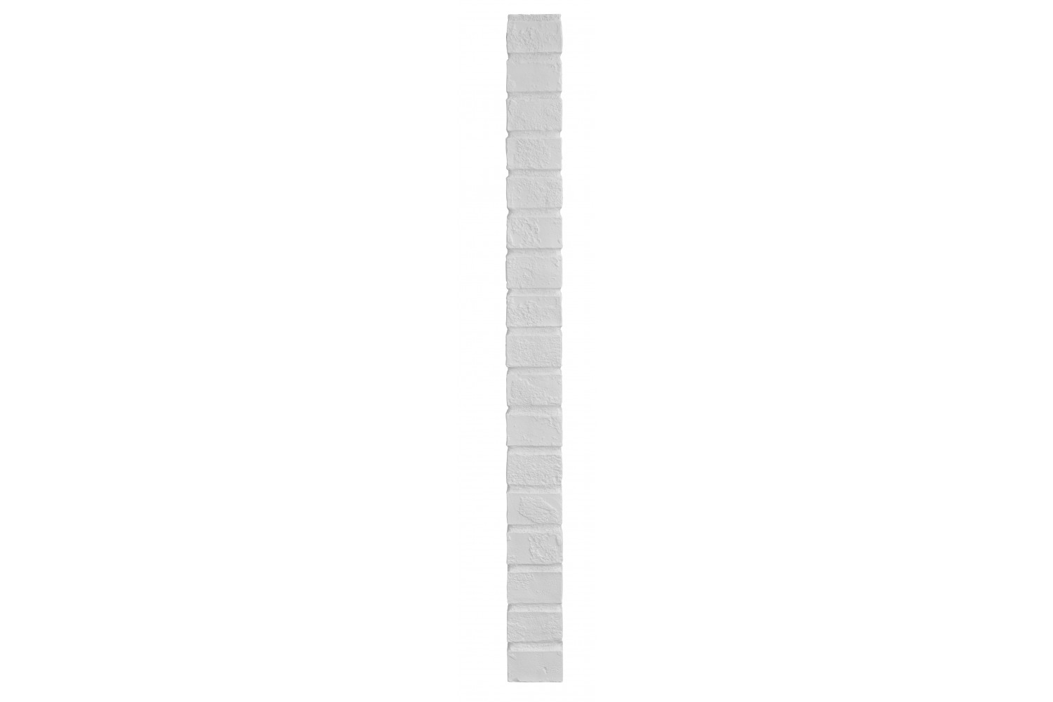 Rustic Brick Ledger - White