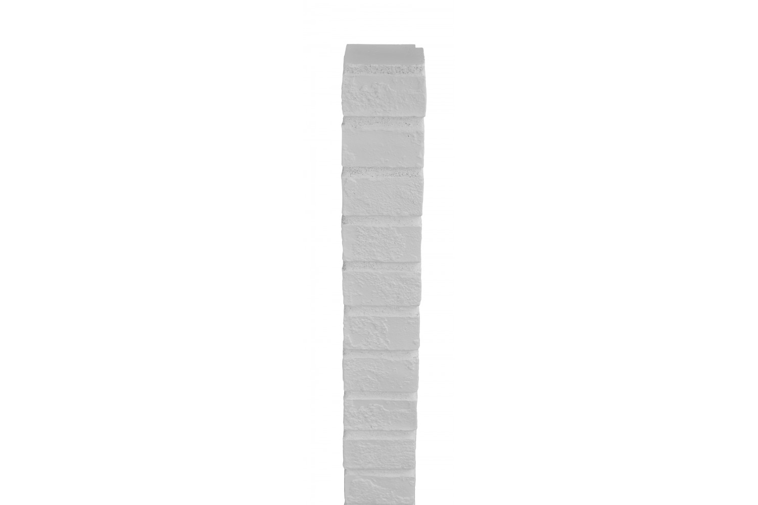 Rustic Brick Ledger - White