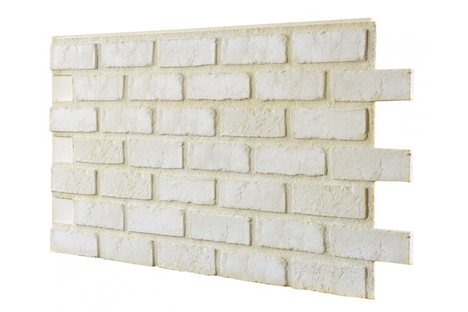 Antique Brick Interlock - Primed/Unfinished Side View