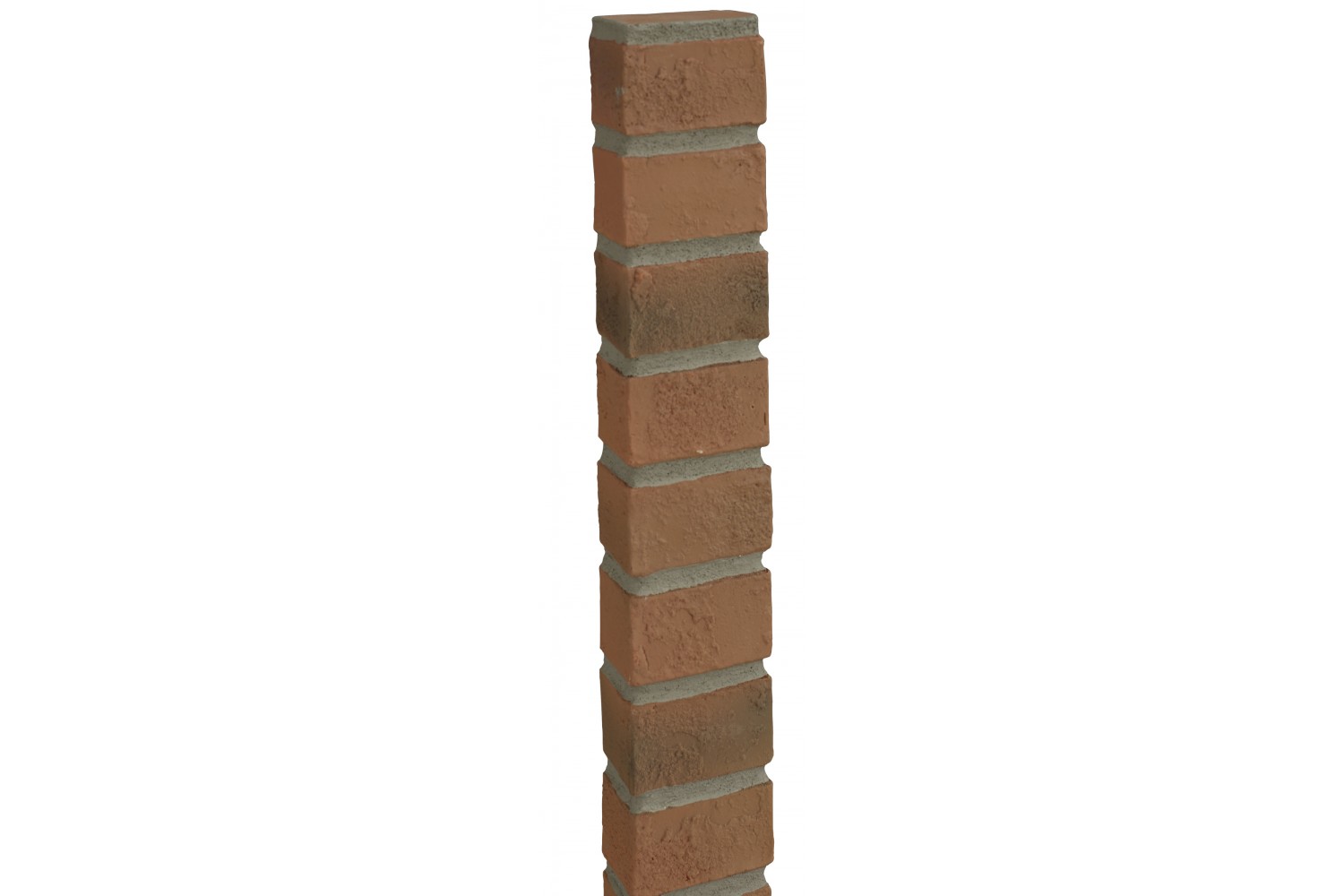 Rustic Brick Ledger - Burnt Orange