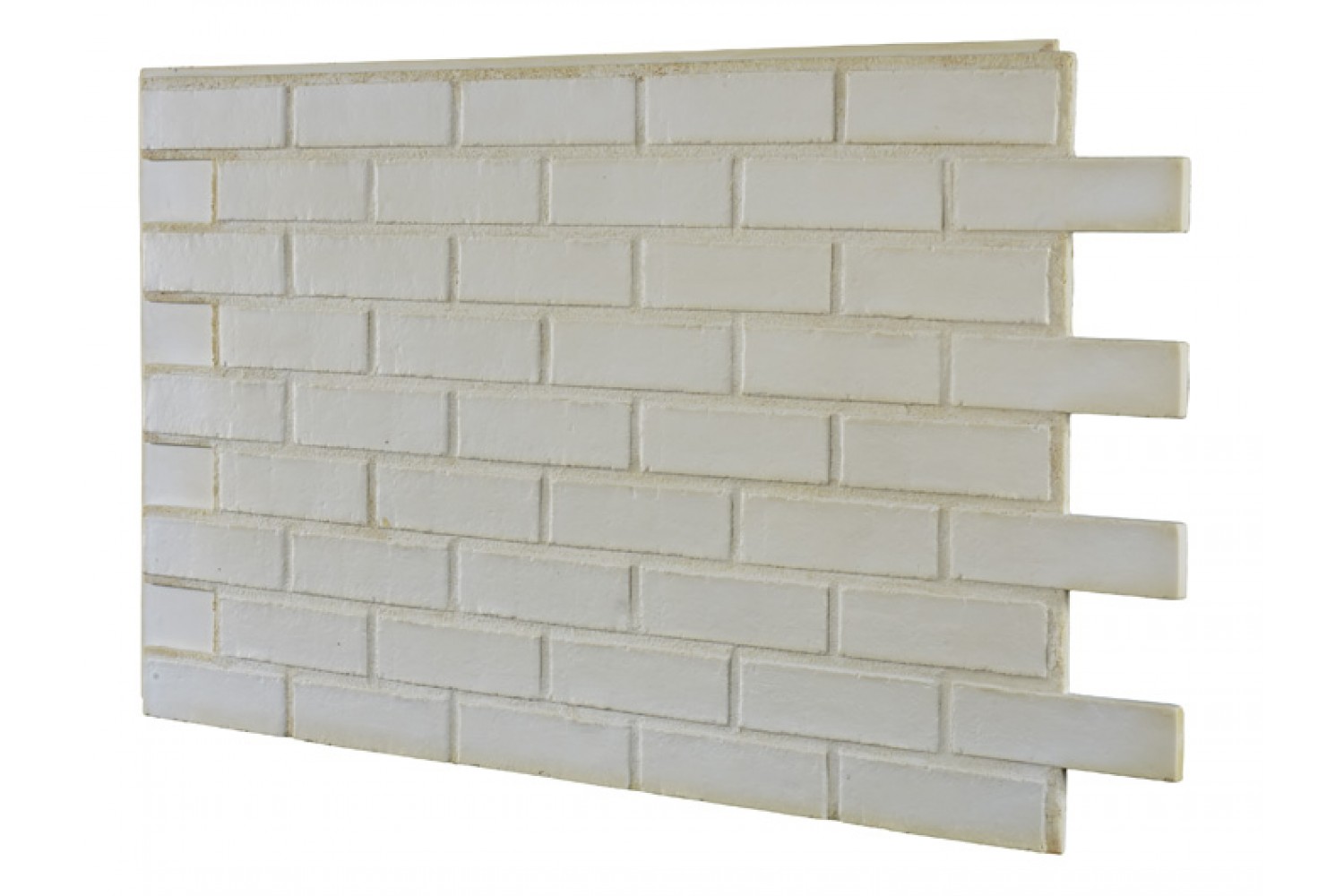 Smooth Brick Interlock - Primed/Unfinished Side View