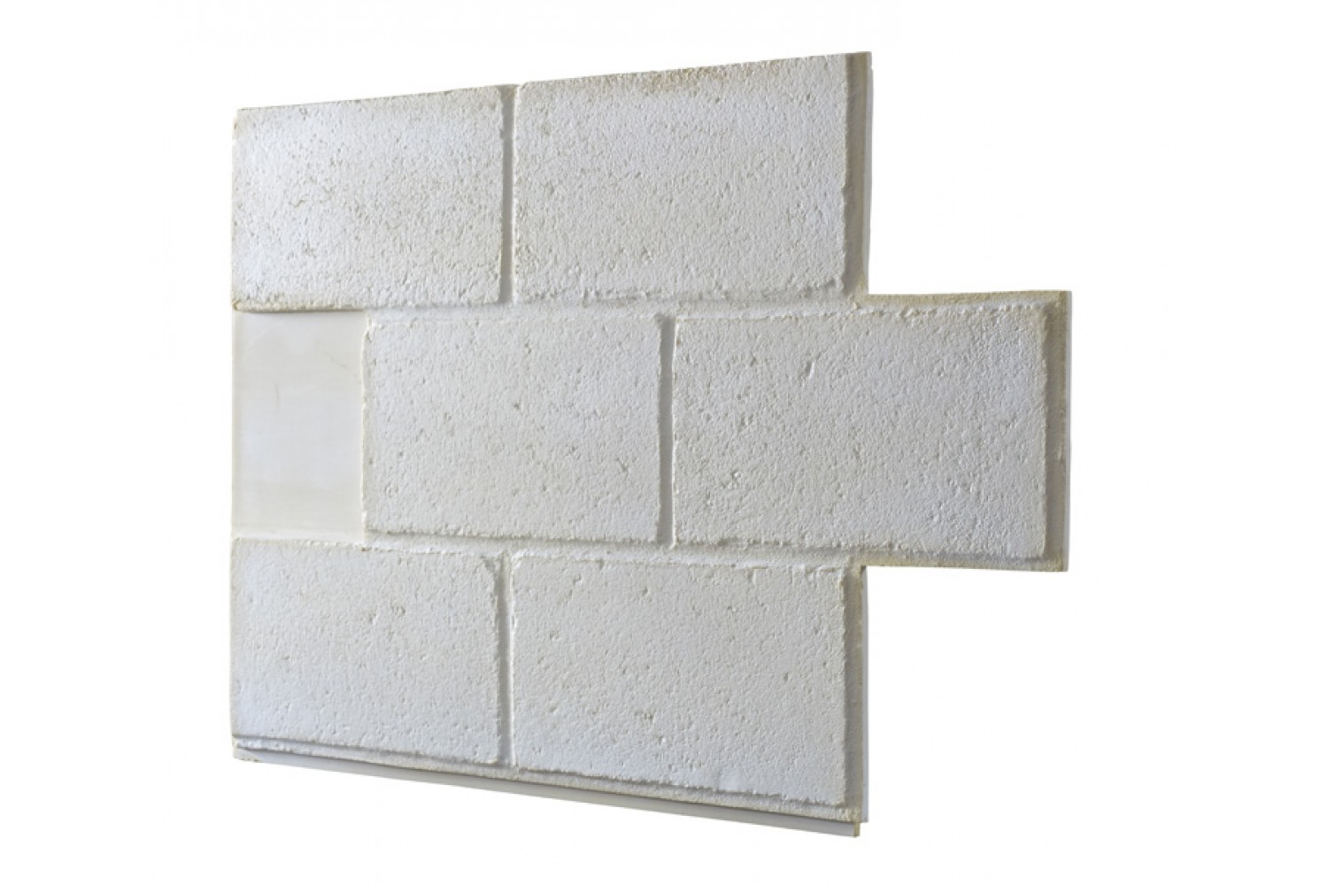 Cinder Block Faux Wall Panels Primed/Unfinished Image 3