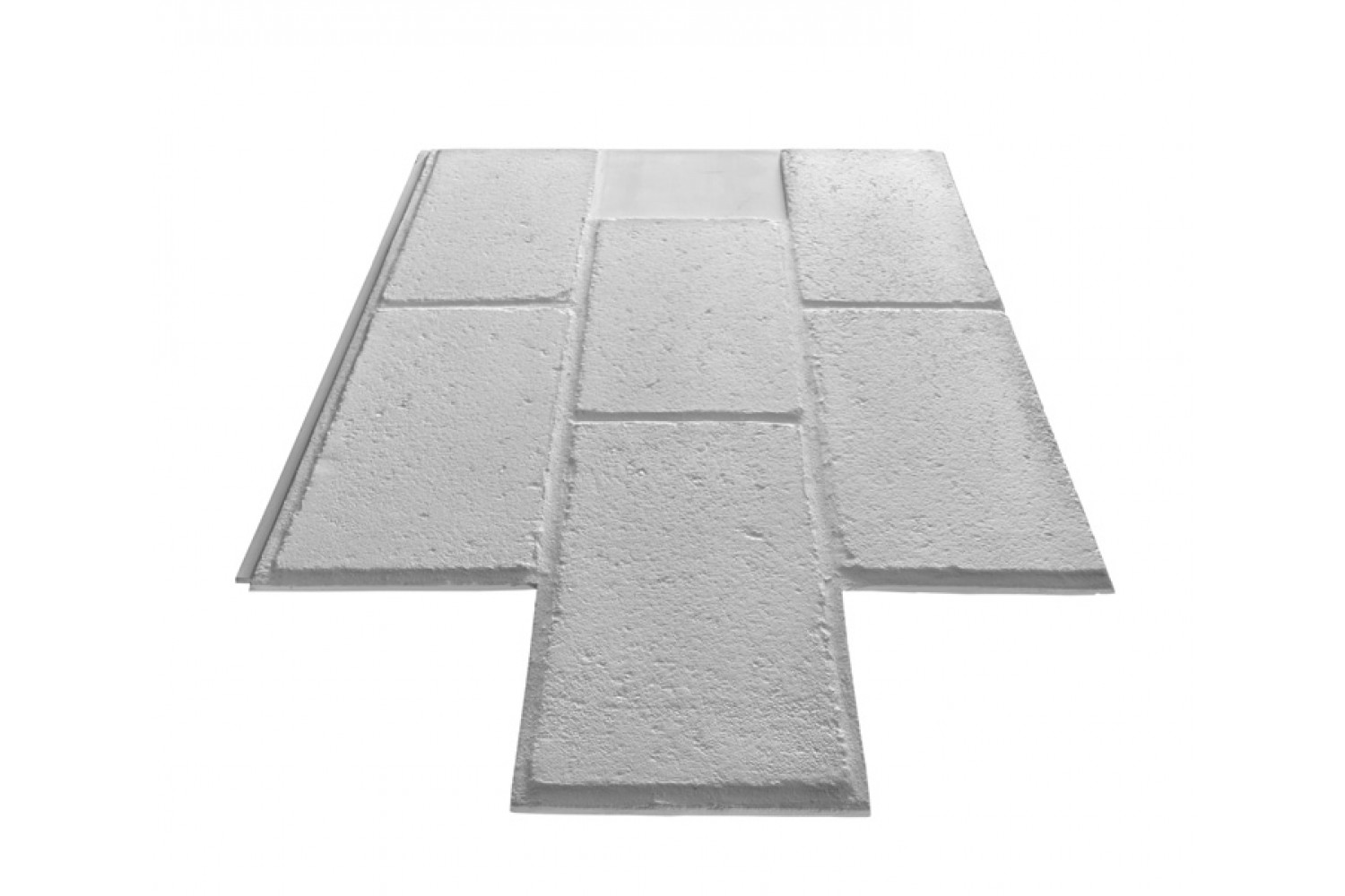 Cinder Block Faux Wall Panels Primed/Unfinished Image 4