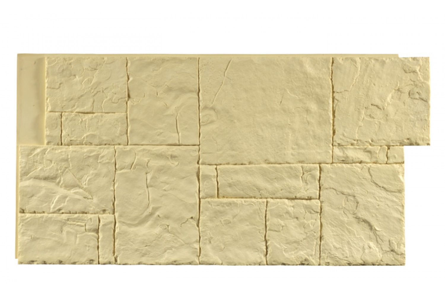 Hand Cut Block Faux Wall Panels Interlock - Image 1