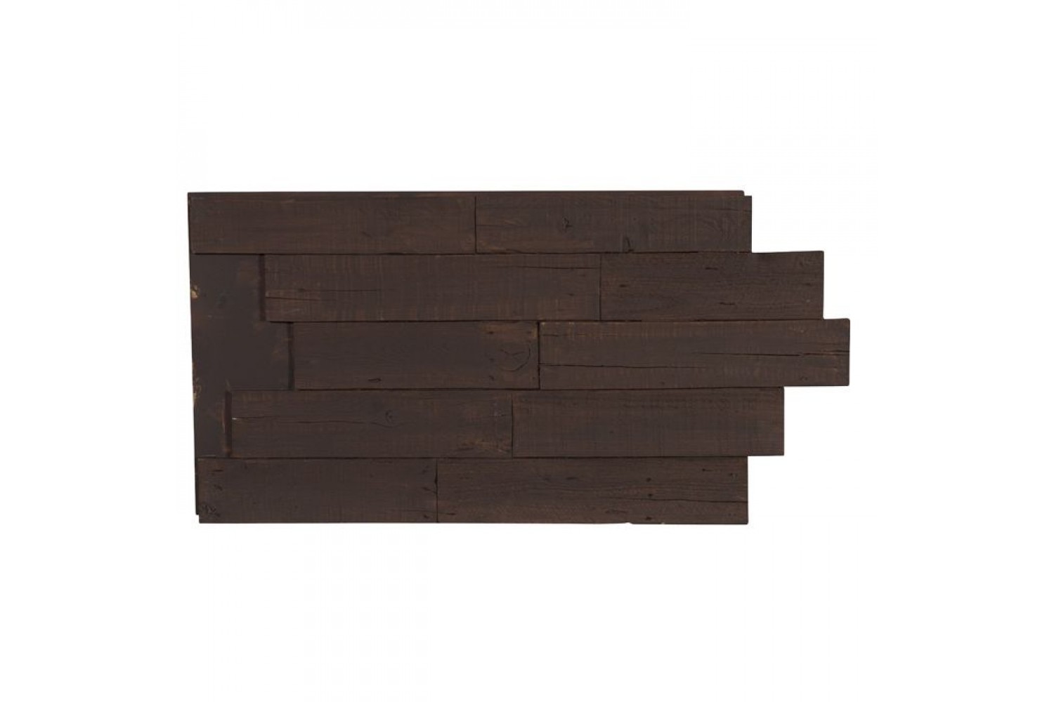 Pallet Deconstructed Dark Brown Front View