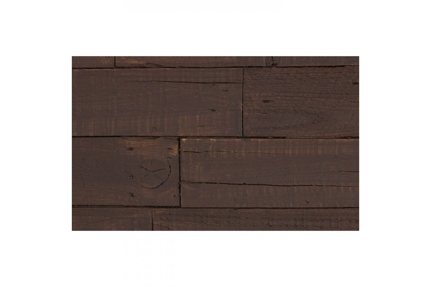 Pallet Deconstructed Dark Brown close view of wood grain