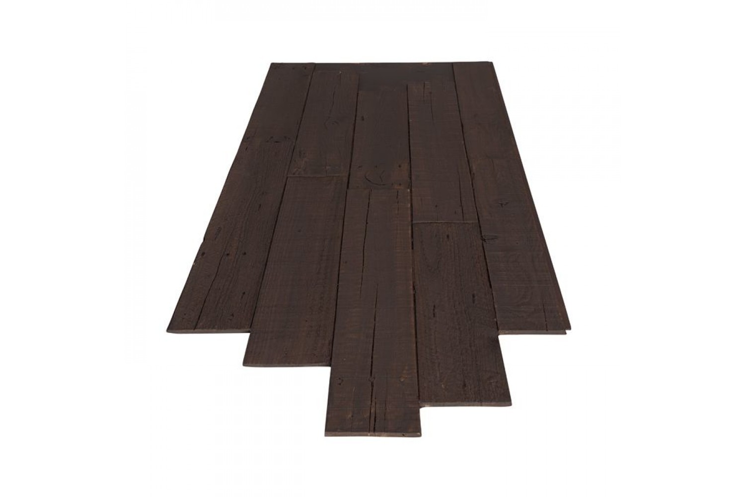 Pallet Deconstructed Dark Brown downward view