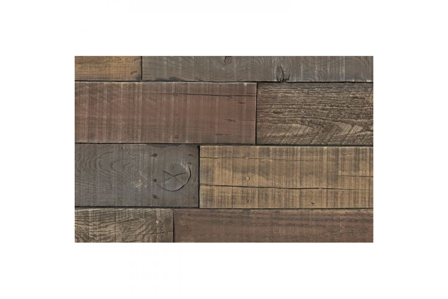 Pallet Deconstructed Weathered Wood Grain View