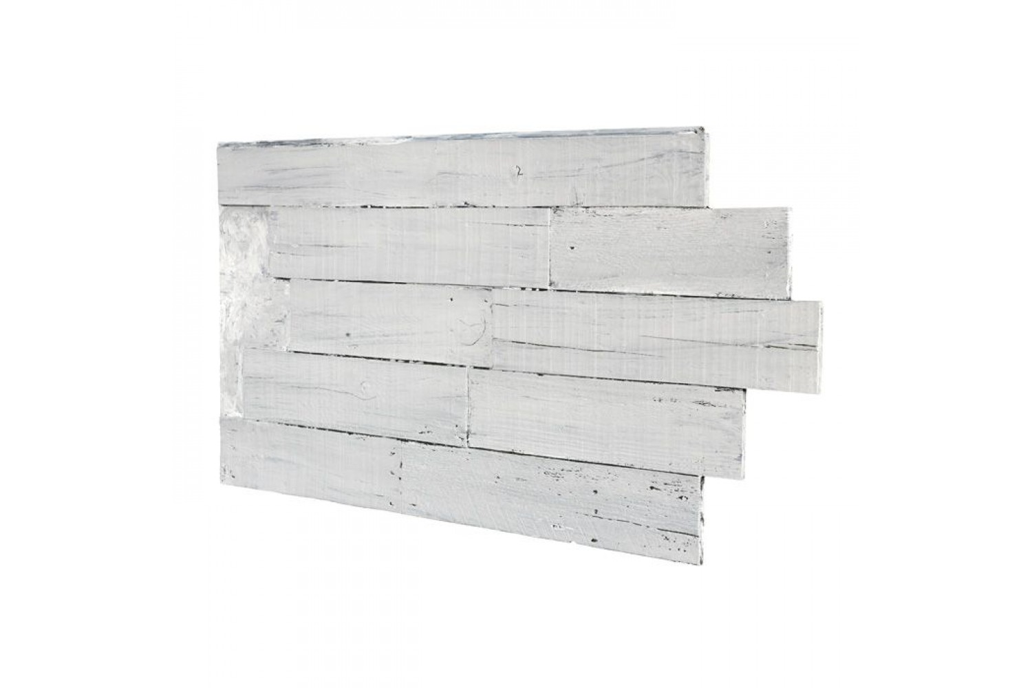 Pallet Deconstructed Whitewash Side View