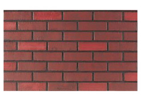 Smooth Brick Red Brick Dark Grout - Standard