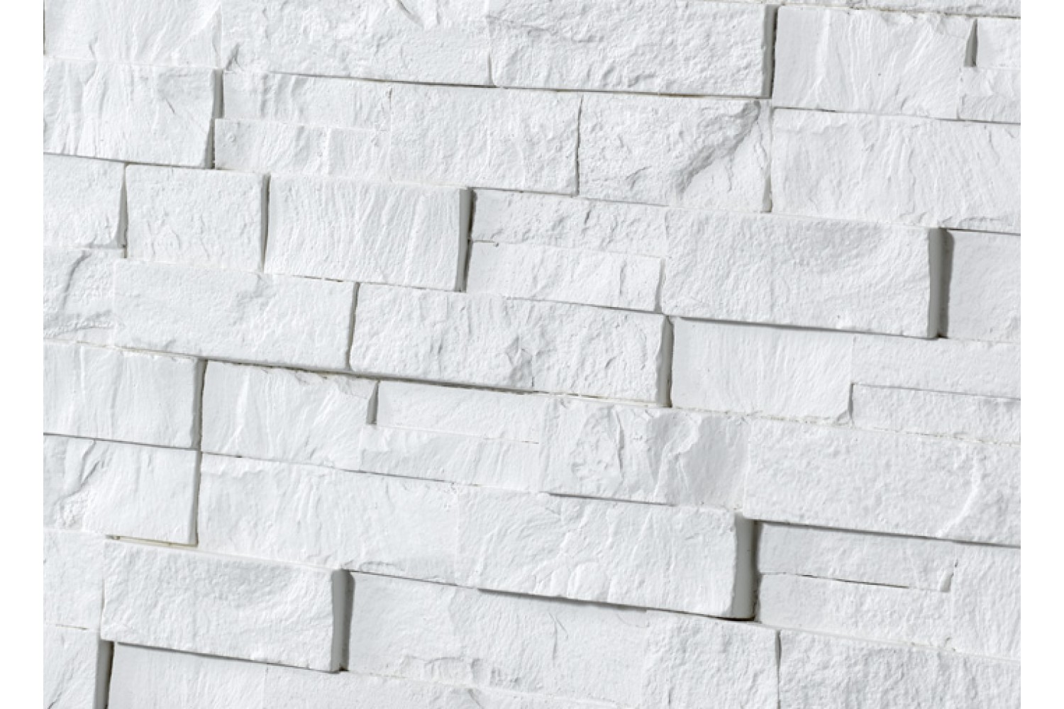 Stacked Stone Contemporary Interlock - White