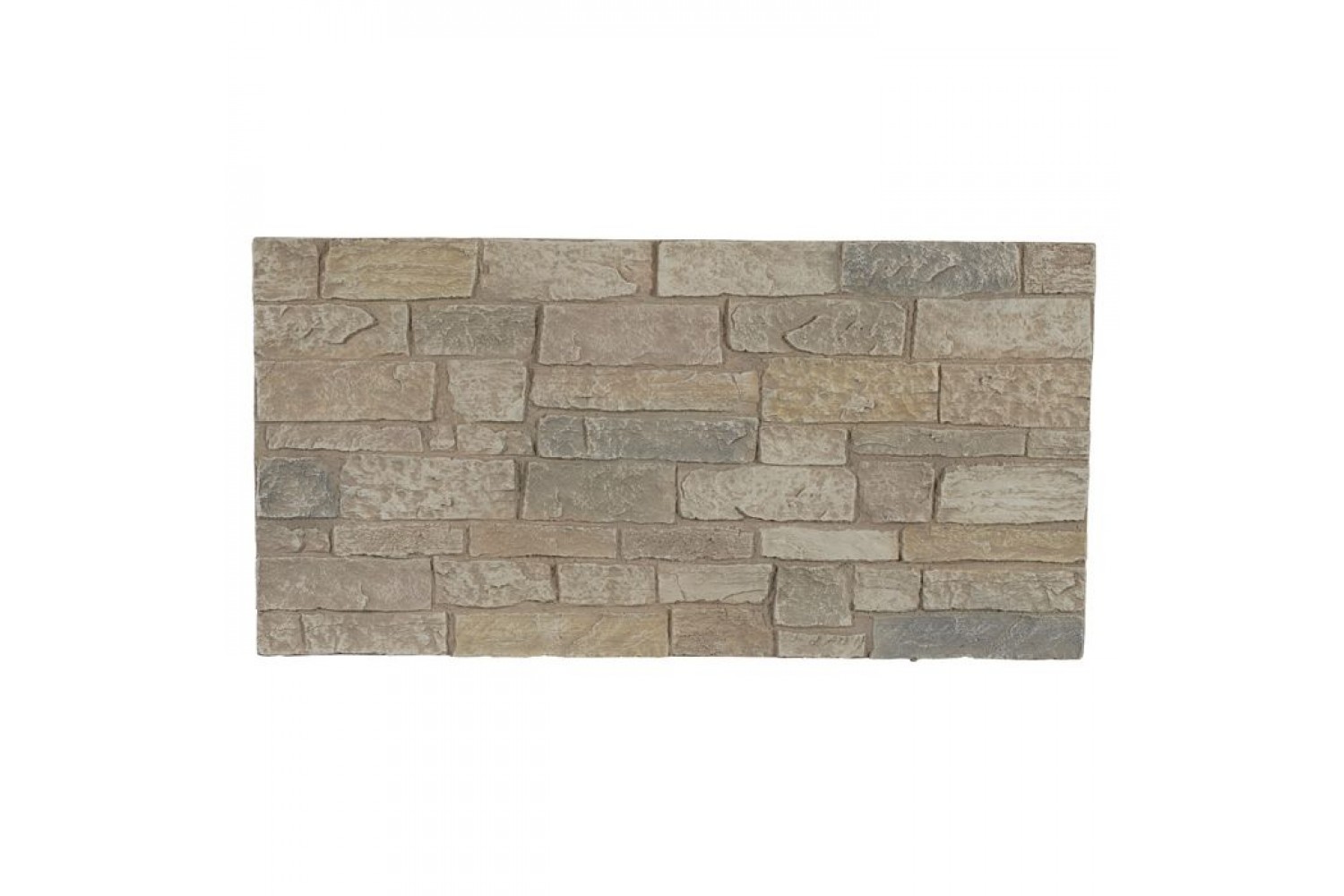 Stonewall Faux Wall Panels Rose Frost Front View