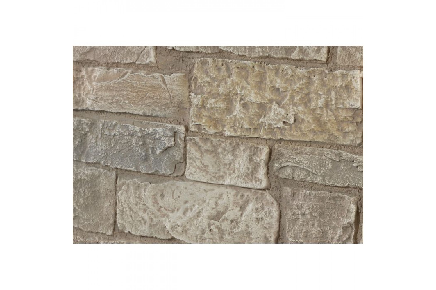 Stonewall Faux Wall Panels Rose Frost Close Up View