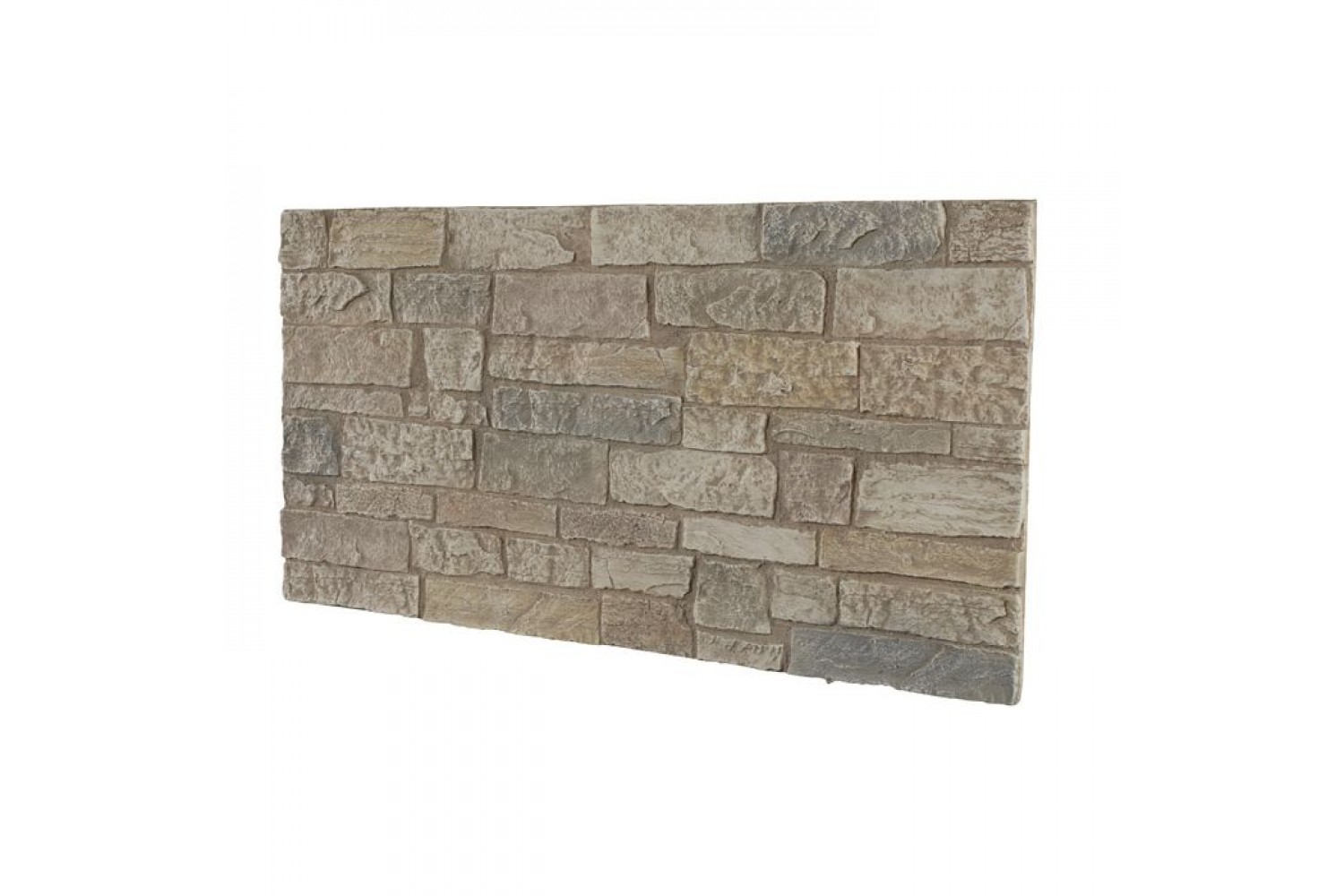 Stonewall Faux Wall Panels Rose Frost Side View